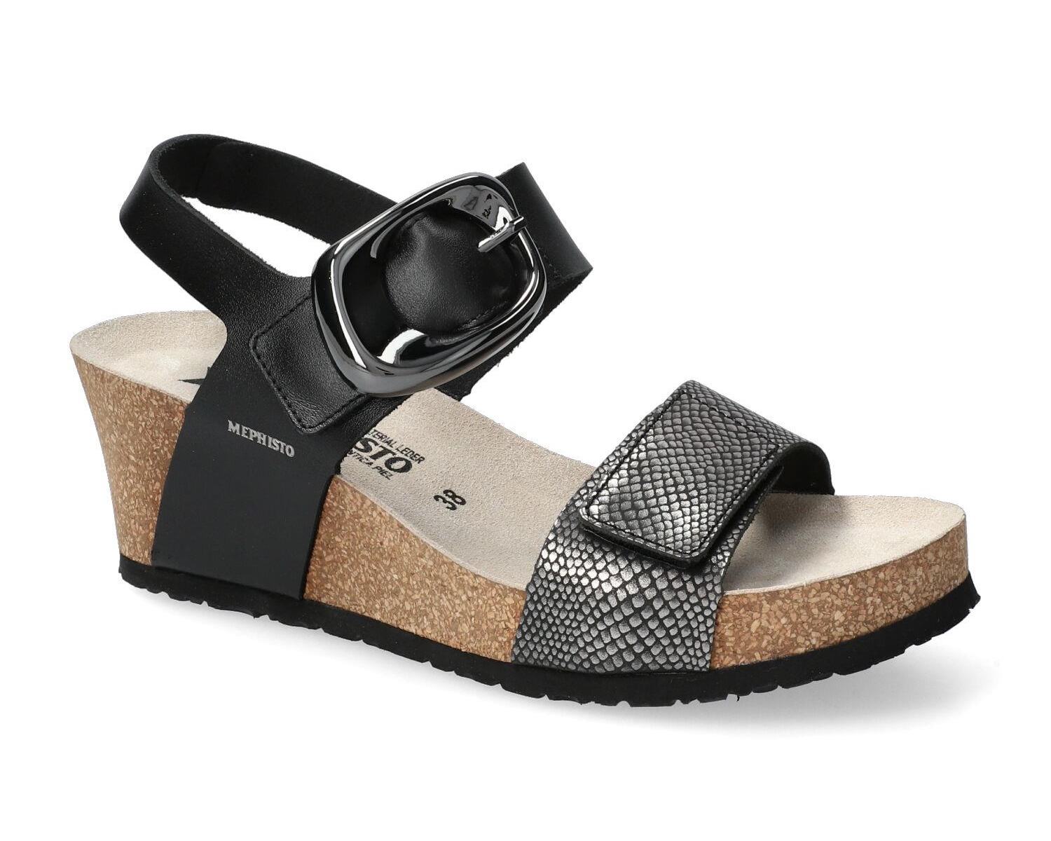 sandales femme modèle Leandre Gris - Mephisto